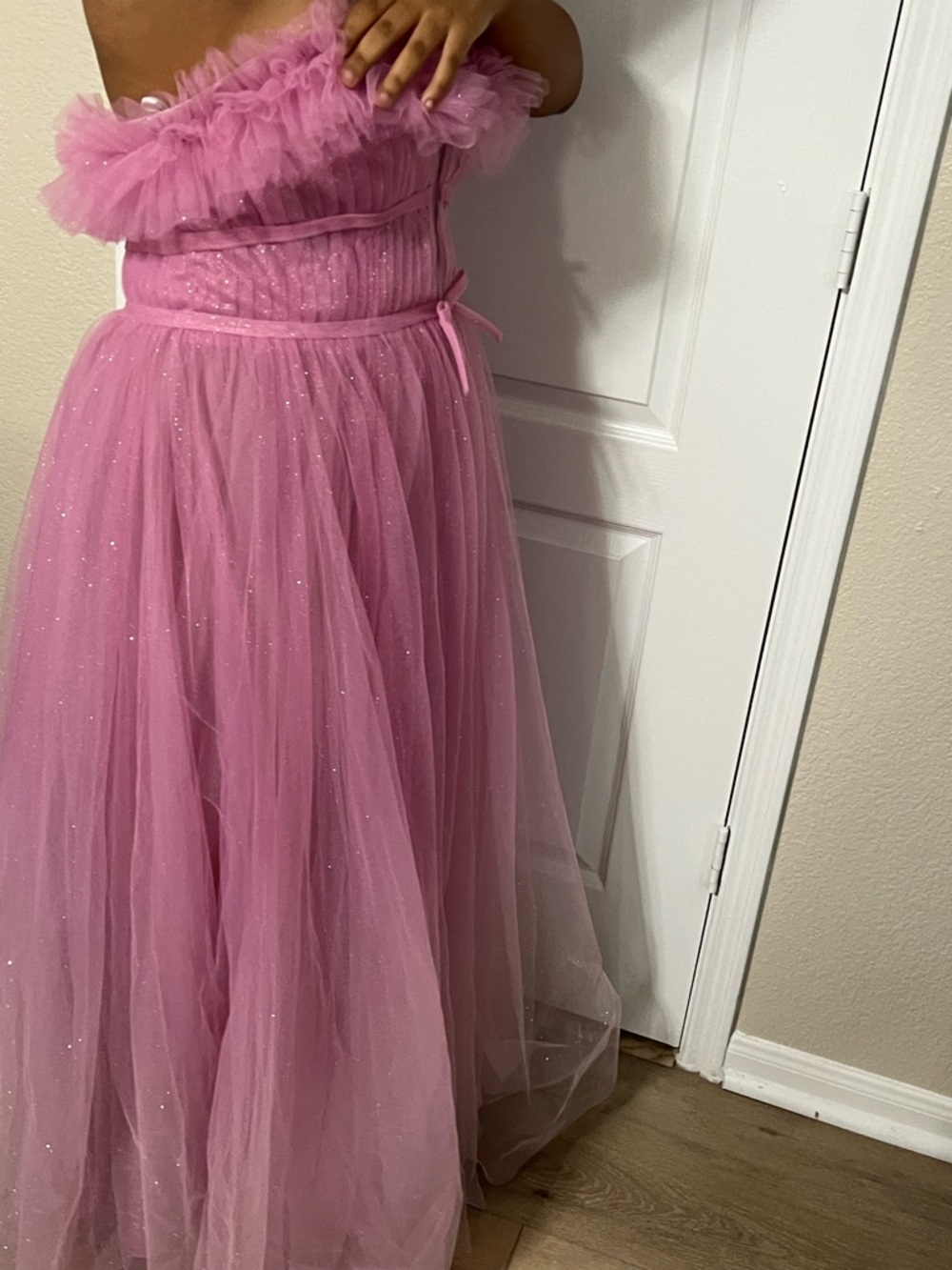 Mac Duggal Pink Ombré Barbie Princess Prom Dress 14 - Picture 9 of 10